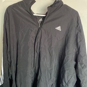 Adidas black zipper jacket